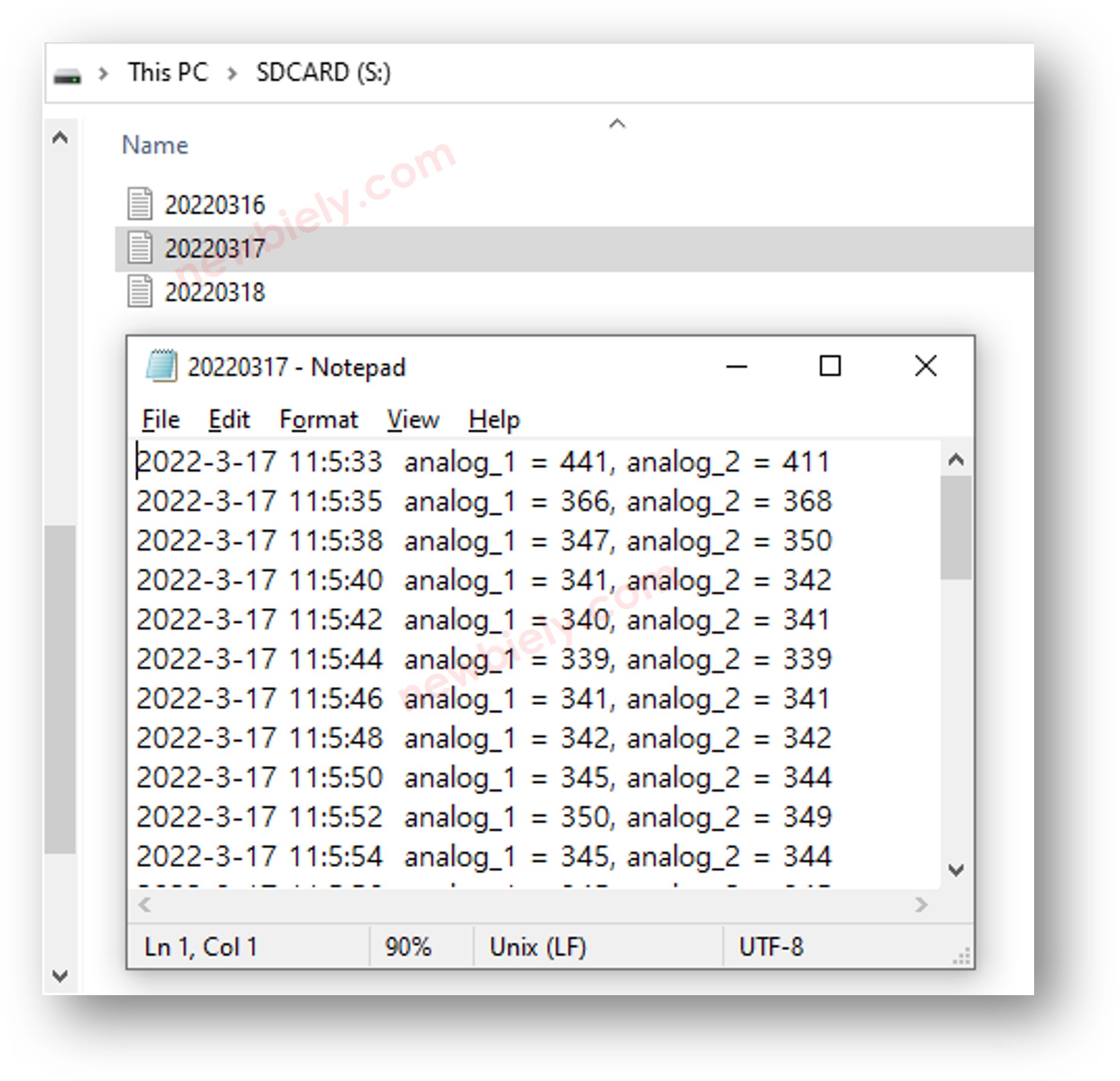 Raspberry Pi Pico : journalisation sur carte Micro SD en plusieurs fichiers